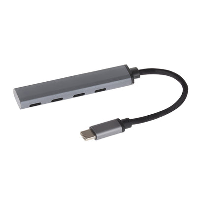 Nikkai USB-C Multiport Hub to 4x USB-C with 13cm Cable - maplin.co.uk