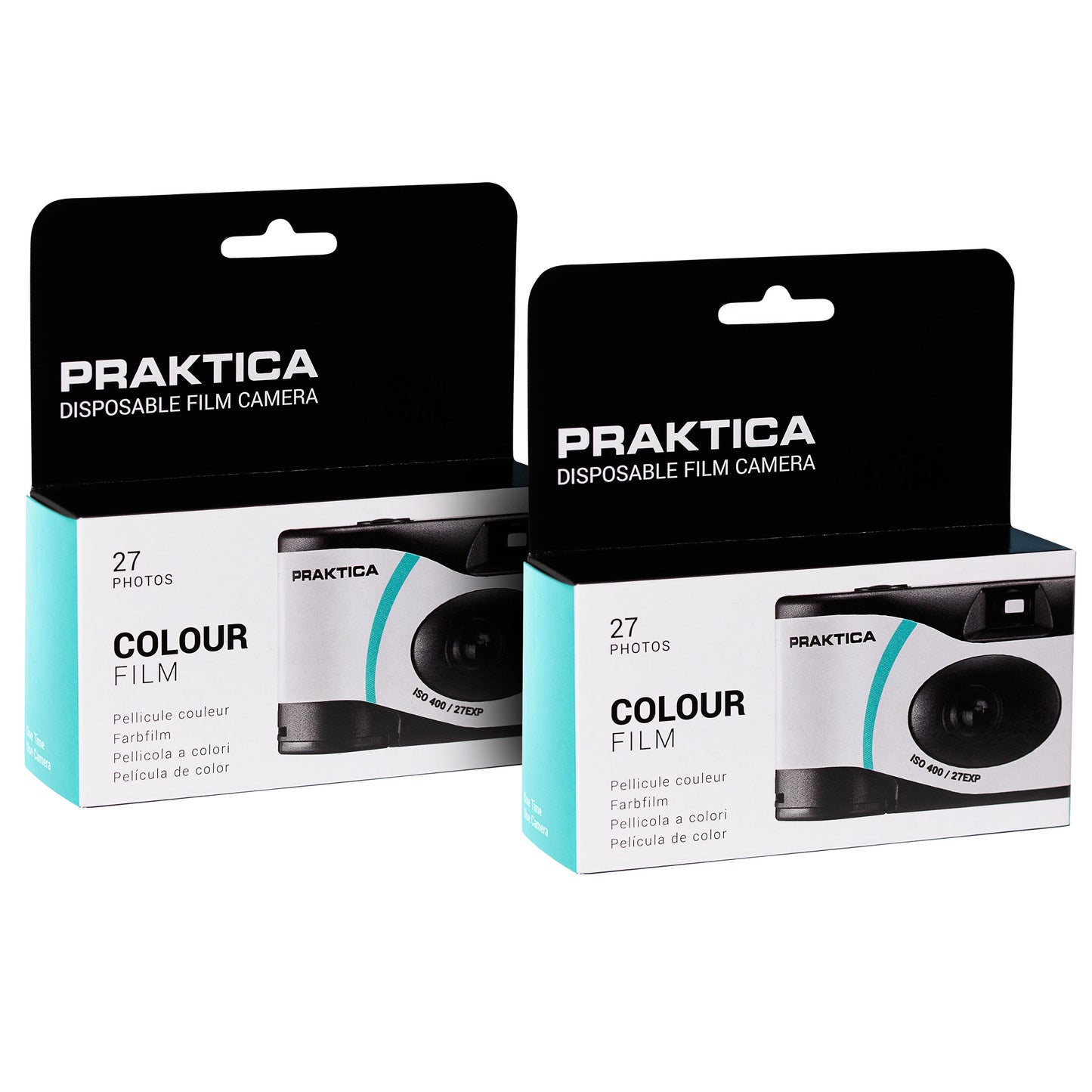 PRAKTICA Luxmedia 35mm Disposable Film Camera with Flash & 27 Exposure ISO400 Film - maplin.co.uk